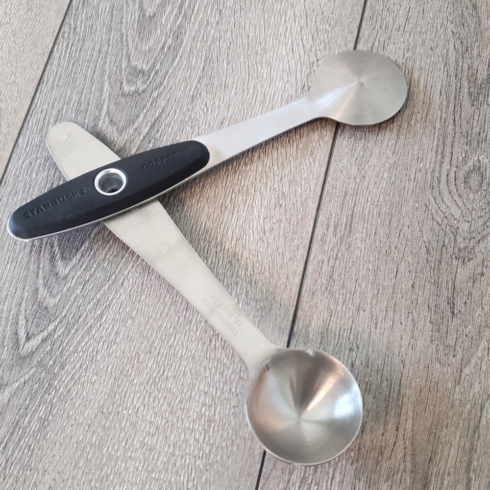 Starbucks Coffee Stainless Steel Espresso Scoop 1-1/2 Tbsp / 7 g